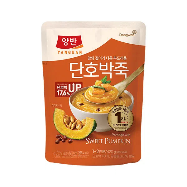DONGWON Pumkin porridge in pouch 단호박죽파우치 420g